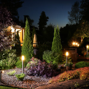 yard with landscaping
