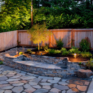 yard with landscaping