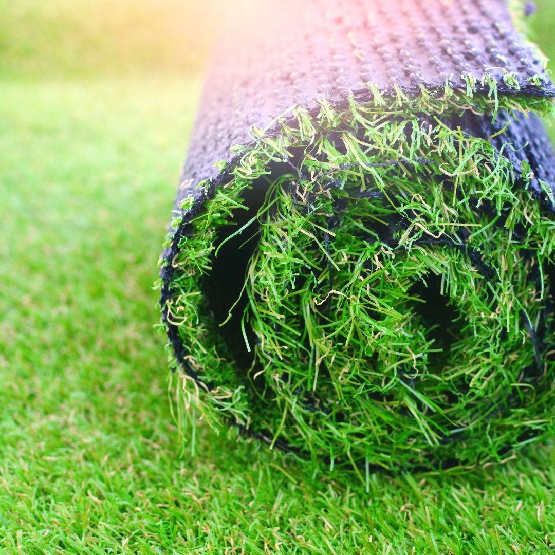 roll of artificial grass
